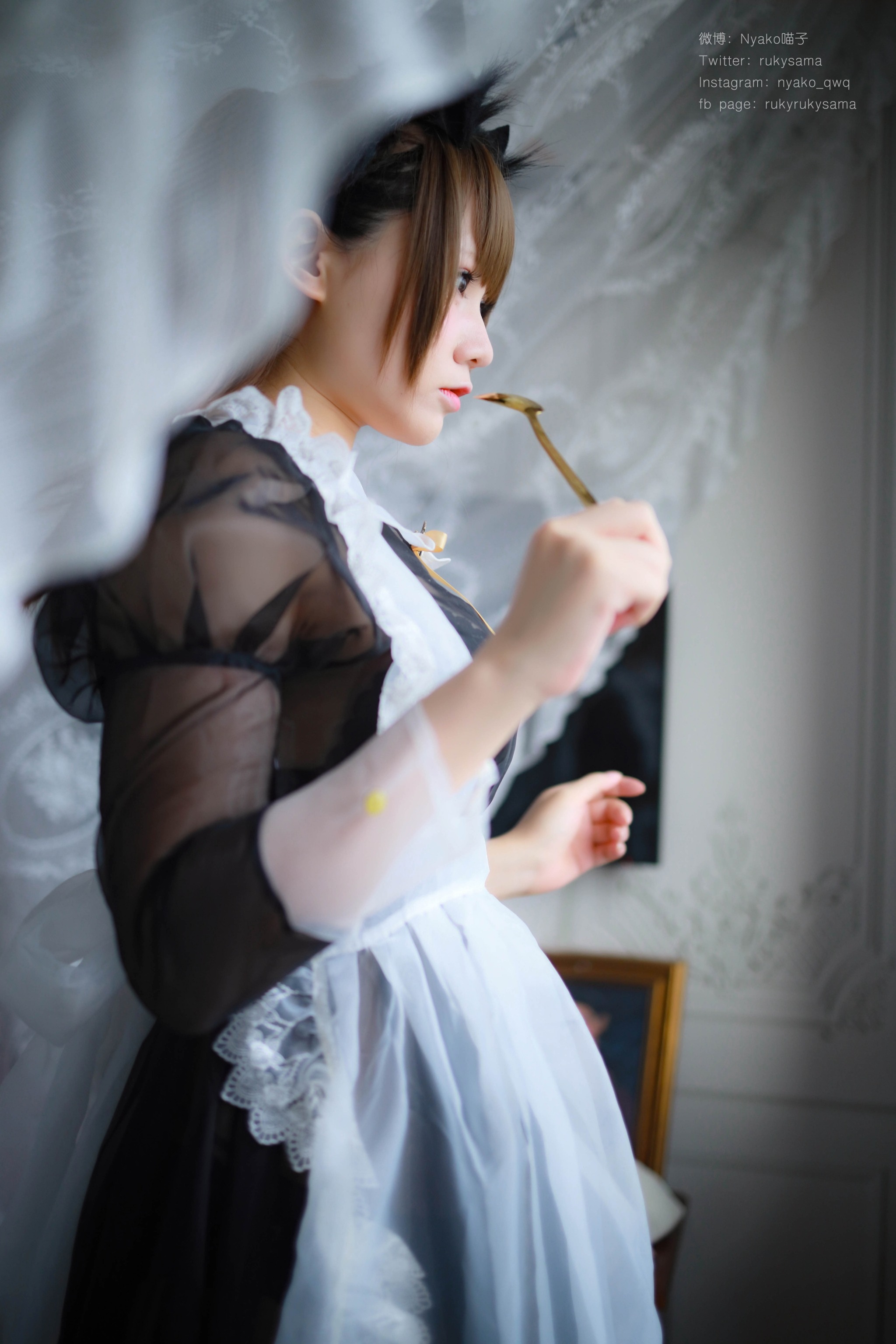 Nyako喵子 - NO.023 透明女仆 [50P]-XikXak